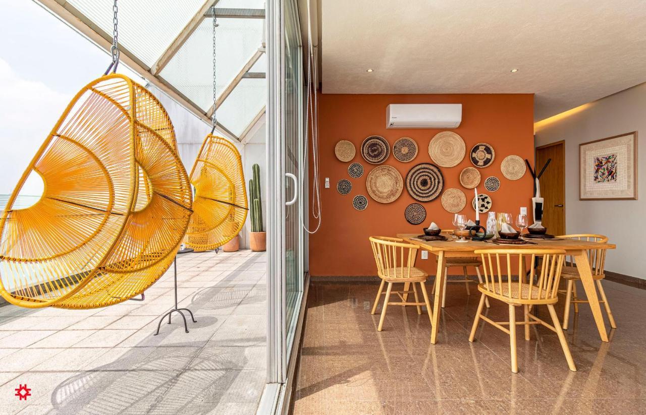 メキシコシティCasa Reforma By Kukunアパートメント エクステリア 写真