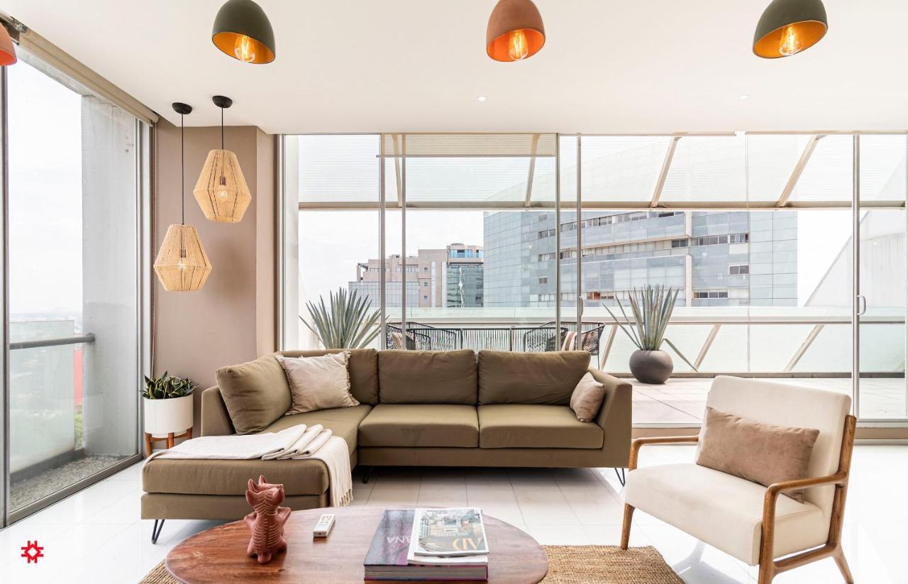 メキシコシティCasa Reforma By Kukunアパートメント エクステリア 写真